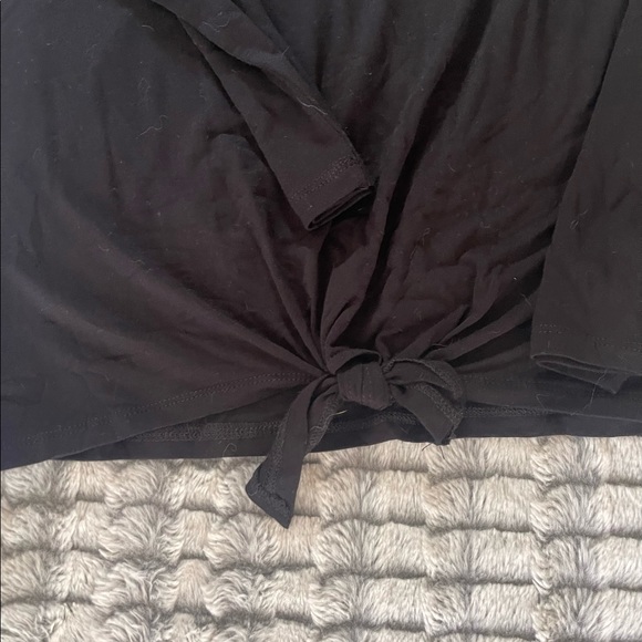 Black Long Sleeve with Hoodie - Picture 3 of 3